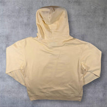 Load image into Gallery viewer, Grey Whale "Maine" Embroidered Spellout USA Tourist Pale Yellow Hoodie

