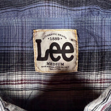 Load image into Gallery viewer, Lee Classic Blue Multi Plaid Check Long Sleeve Cotton Shirt
