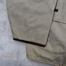 Load image into Gallery viewer, Vintage TOG24 Mens M Beige Cotton Country Field Jacket Brown Leather Collar
