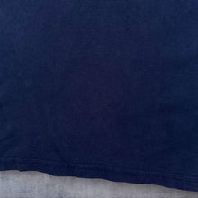 Load image into Gallery viewer, Vintage Nike Y2K V Neck T Shirt XL Navy White Spellout Swoosh 00s Jersey
