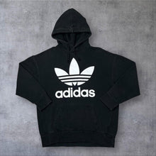Load image into Gallery viewer, Adidas Classic Trefoil Big Logo Spellout Oversized Heavyweight Pullover Hoodie
