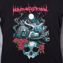 Load image into Gallery viewer, Heaven Shall Burn T Shirt Womens L Black Metalcore Death Metal Band Skull Tee
