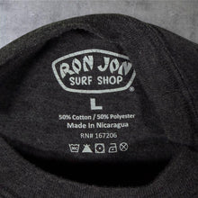 Load image into Gallery viewer, Ron Jon Surf Shop T Shirt Large Custom Surfboards Surf Skate Graphic Charcoal
