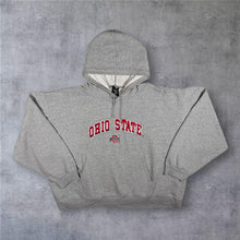 Load image into Gallery viewer, Vintage Starter Ohio State Buckeyes Hoodie 3XL Grey Y2K NCAA College Sweatshirt
