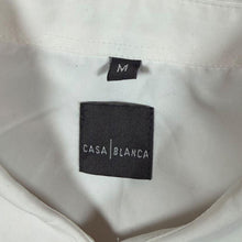 Load image into Gallery viewer, Early 00's Casablanca Goth Y2K Dragon Motif White Short Sleeve Shirt
