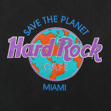 Load image into Gallery viewer, Vintage Hard Rock Cafe "Miami" Tourist Graphic Black Single Stitch T-Shirt
