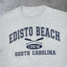 Load image into Gallery viewer, Edisto Beach Crew “South Carolina” Souvenir Spellout Graphic Grey T-Shirt

