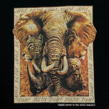 Load image into Gallery viewer, Early 00’s K Crew “Lapple Big Five” Animal Nature Wildlife Graphic T-Shirt
