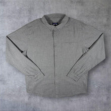 Load image into Gallery viewer, Patagonia Vjosa River Shirt Mens L Grey Organic Pima Cotton STY53900 FA19
