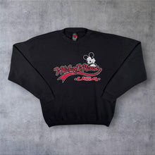 Load image into Gallery viewer, Vintage Mickey Unimited Disney "Mickey Mouse USA" Jerry Leigh Black Sweatshirt
