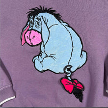 Load image into Gallery viewer, Vintage Disney Store Eeyore Sweatshirt Purple Womens M Winnie Pooh Crewneck
