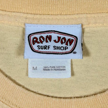 Load image into Gallery viewer, Early 00's Ron Jon Surf Shop "California" USA Surfer Tourist Yellow Cotton T-Shirt
