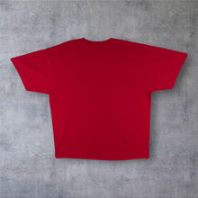 Load image into Gallery viewer, Early 00's Hawaii USA Tourist Floral Spellout Red Graphic T-Shirt
