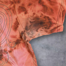 Load image into Gallery viewer, Billabong Skater Surfer Logo Spellout Graphic Orange-Tan Tie Dye Cotton T-Shirt
