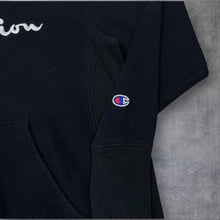 Load image into Gallery viewer, Vintage Champion Reverse Weave Embroidered Big Logo Spellout Pullover Hoodie
