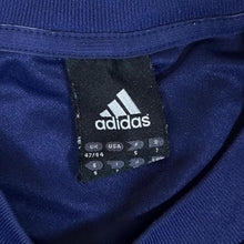Load image into Gallery viewer, Adidas Three Stripe Big Logo Navy Blue Short Sleeve Polyester Sports T-Shirt
