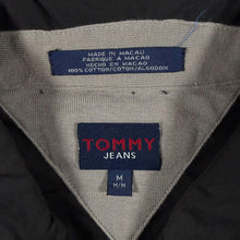 Load image into Gallery viewer, Vintage Tommy Jeans Hilfiger Jacket M Black Cotton Bomber Y2K Macau 1999
