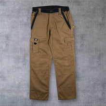 Load image into Gallery viewer, Dickies Cargo Work Trousers Mens 36R Brown Black Utility Y2K Skater Straight
