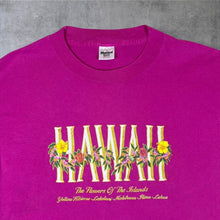 Load image into Gallery viewer, Vintage 90's Murina Hawaii Floral Souvenir Graphic Single Stitch Pink T-Shirt
