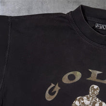 Load image into Gallery viewer, Early 00's Gold's Gym Classic Logo Graphic Black Cotton Short Sleeve T-Shirt
