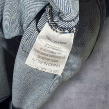 Load image into Gallery viewer, Etienne Ozeki Vintage Y2K Blue Denim Worker Jacket Shirt M Utility Strap 00s
