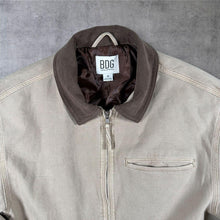 Load image into Gallery viewer, BDG Urban Outfitters Canvas Workwear Jacket M Beige Corduroy Collar Skater
