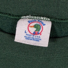 Load image into Gallery viewer, Vintage Duck Head University Made In USA Spellout Graphic Green Sweatshirt
