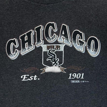 Load image into Gallery viewer, Vintage Trench Ultra (1992) MLB Chicago White Sox Baseball Striped Single Stitch T-Shirt
