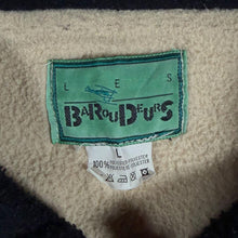 Load image into Gallery viewer, Vintage 90s Les Baroudeurs Crazy Fleece L Aztec 1/4 Zip Pullover Outdoor

