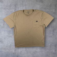 Load image into Gallery viewer, Dickies Classic Basic Tab Patch Logo Polyester Beige Brown Pocket T-Shirt
