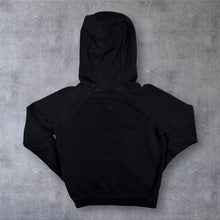 Load image into Gallery viewer, Nike Sportswear Black Full Zip Hoodie XS Embroidered Swoosh Logo

