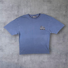 Load image into Gallery viewer, Early 00's Uber Moose "Old Scool" Faded Blue Graphic Cotton T-Shirt
