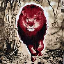 Load image into Gallery viewer, Vintage V Sport Y2K Lion Animal Wildlife Patterned Polyester Short Sleeve Shirt
