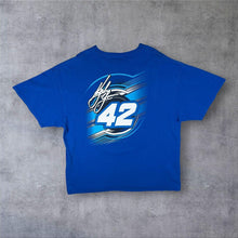Load image into Gallery viewer, Nascar Chip Ganassi Racing "Kyle Larson" Motorsports Graphic Blue Cotton T-Shirt
