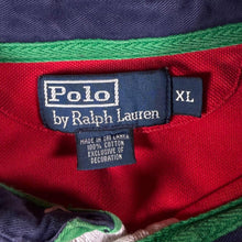 Load image into Gallery viewer, Vintage Polo Ralph Lauren Embroidered Big Pony Red Cotton Short Sleeve Polo Shirt
