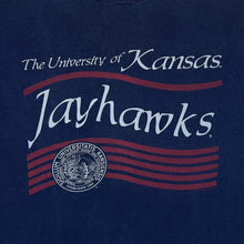 Load image into Gallery viewer, Vintage 90's Hanes Kansas Jayhawks University Souvenir Graphic Single Stitch T-Shirt
