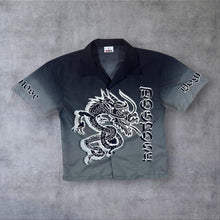 Load image into Gallery viewer, Vintage Y2K DOGNOSE Dragon Shirt 164 Gothic Cyber Anime Graphic 00s
