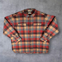 Load image into Gallery viewer, Vintage LL Bean Chamois Cloth Shirt Heavyweight Plaid Check Flannel Workwear XXL
