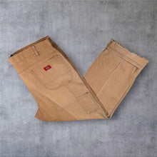 Load image into Gallery viewer, Early 00's Dickies Workwear Skater Distressed Faded Brown Carpenter Jeans
