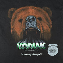 Load image into Gallery viewer, Vintage 90s Kodiak Smokeless Tobacco T Shirt XL Grizzly Bear USA Single Stitch
