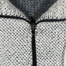 Load image into Gallery viewer, Weird Fish Embroidered Mini Logo Classic Grey Macaroni Knit 1/4 Zip Sweatshirt
