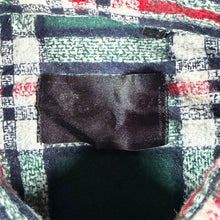 Load image into Gallery viewer, Vintage Langkun Green Plaid Flannel Shirt L XL Lumberjack Grunge Workwear Check
