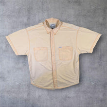 Load image into Gallery viewer, Vintage Wrangler Faded Dusty Yellow Short Sleeve Cotton Shirt
