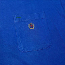 Load image into Gallery viewer, Vintage Tommy Hilfiger Embroidered Crest Logo Pocket Cotton T-Shirt
