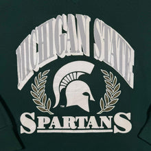 Load image into Gallery viewer, Vintage Bike NCAA Michigan State Spartans College Graphic Green Sweatshirt
