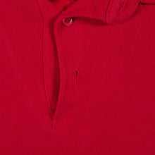 Load image into Gallery viewer, Cotton Traders England Rugby Patch Logo Red Cotton Short Sleeve Polo Shirt
