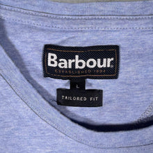 Load image into Gallery viewer, Barbour Tailored Fit Blue Marl Cotton Crew Neck Short Sleeve T-Shirt
