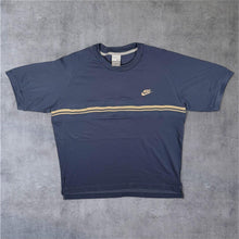 Load image into Gallery viewer, Early 00's Nike Mini Logo Blue Polyester Blend Sports Short Sleeve T-Shirt
