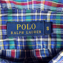 Load image into Gallery viewer, Polo Ralph Lauren Mens Shirt S Multicolour Plaid Check Cotton Button Down
