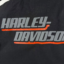 Load image into Gallery viewer, Harley Davidson MotorClothes Racing Mechanic Shirt XL Black Graphic Biker Y2K
